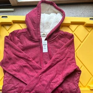 Sherpa lined hoodie